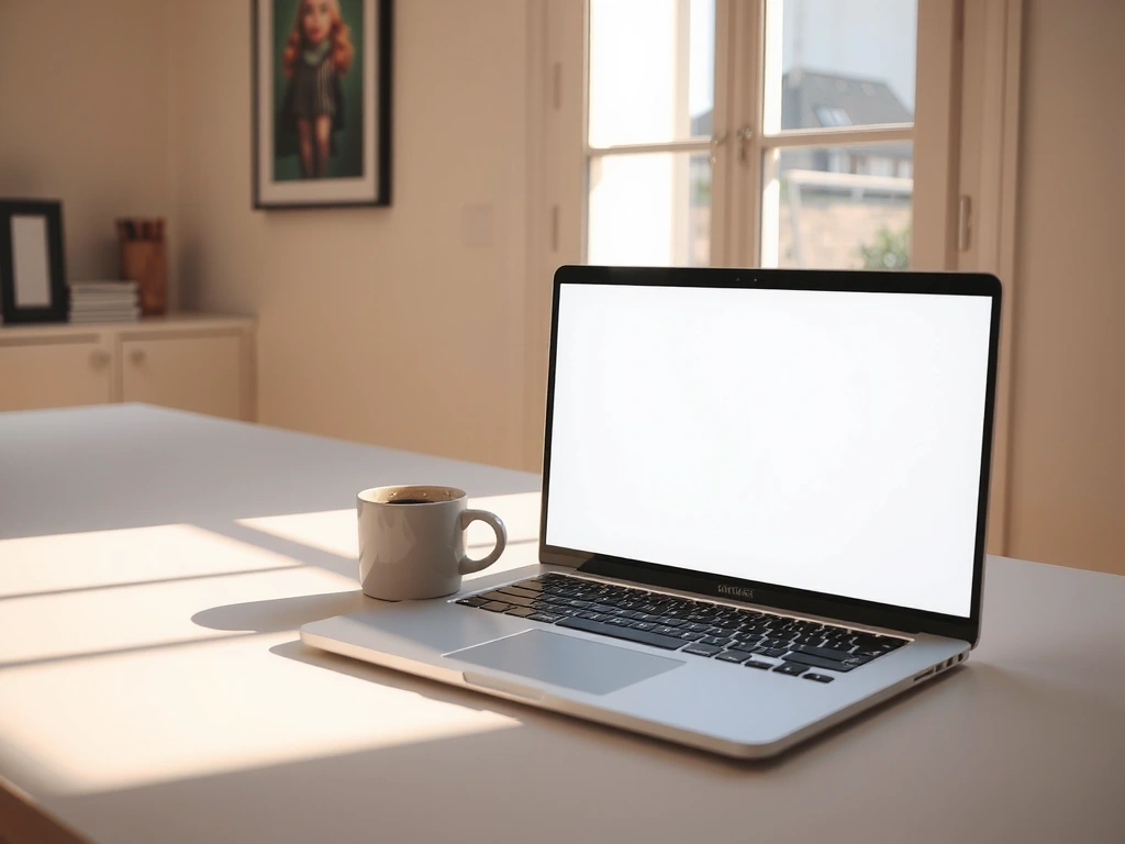 Interface de formulaire propre sur un bureau parisien