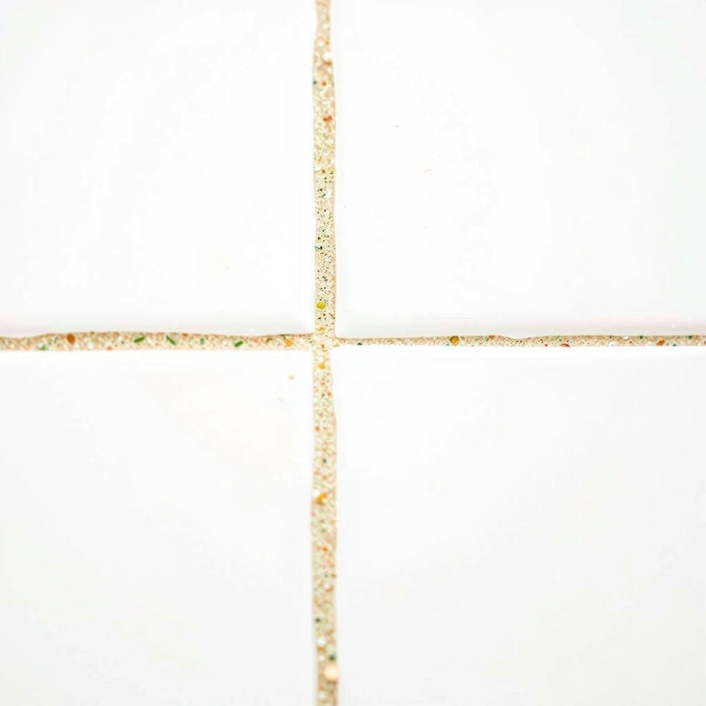 Détail de joint de carrelage nettoyé